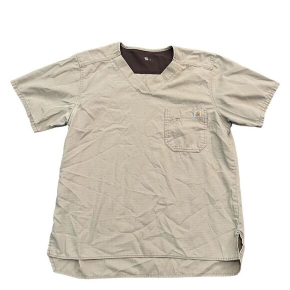 CARHARTT Beige Workwear Scrub Size M - Picture 1 of 7